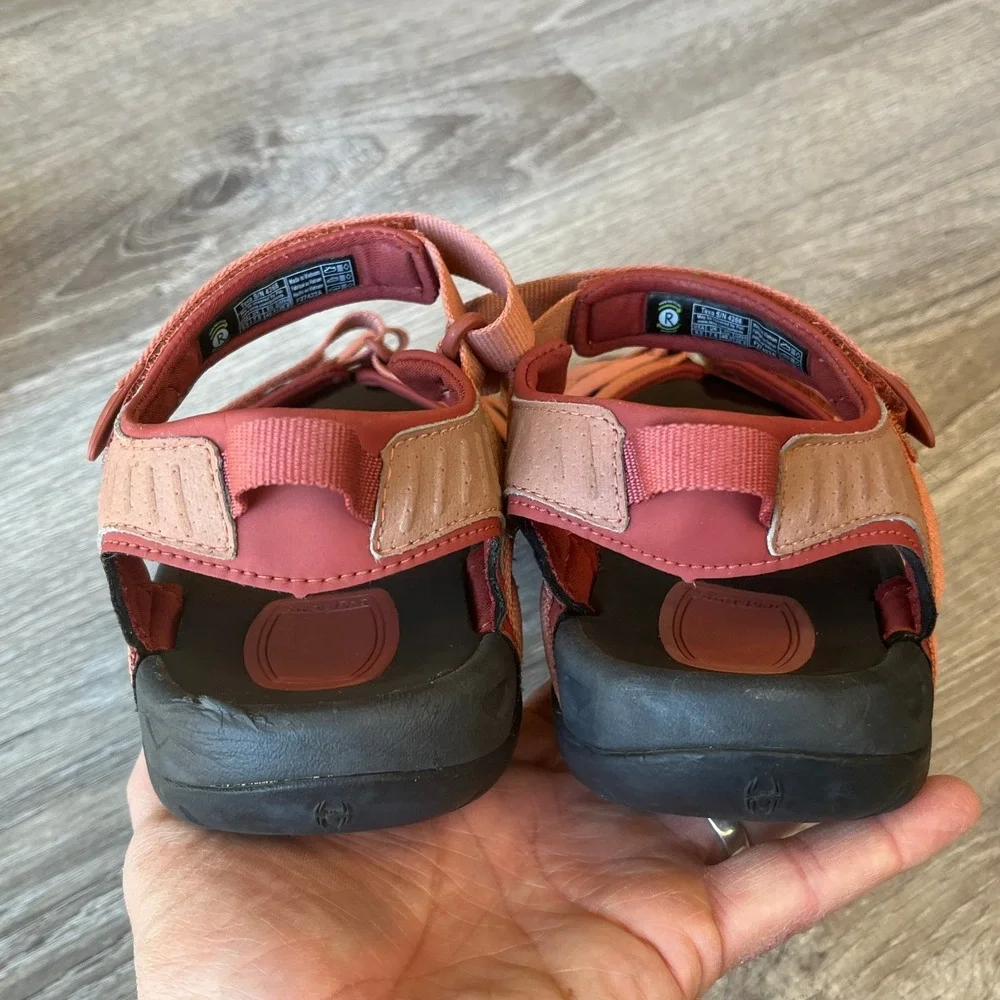Teva Tirra Strappy Sport Hiking Sandals Rust Red Womens 9.5 UK 7.5 EU 40.5 - Picture 5 of 7